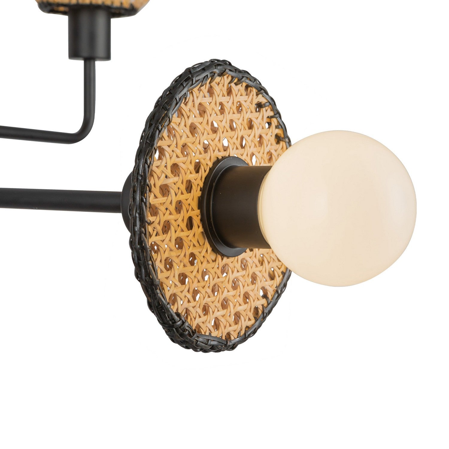 Alora - CH432438MB - Four Light Chandelier - Piper - Matte Black