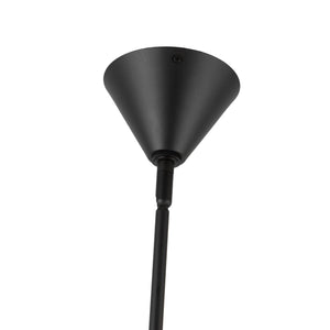 Alora - CH497445MBWL - Four Light Chandelier - Bridgette - Matte Black/White Linen