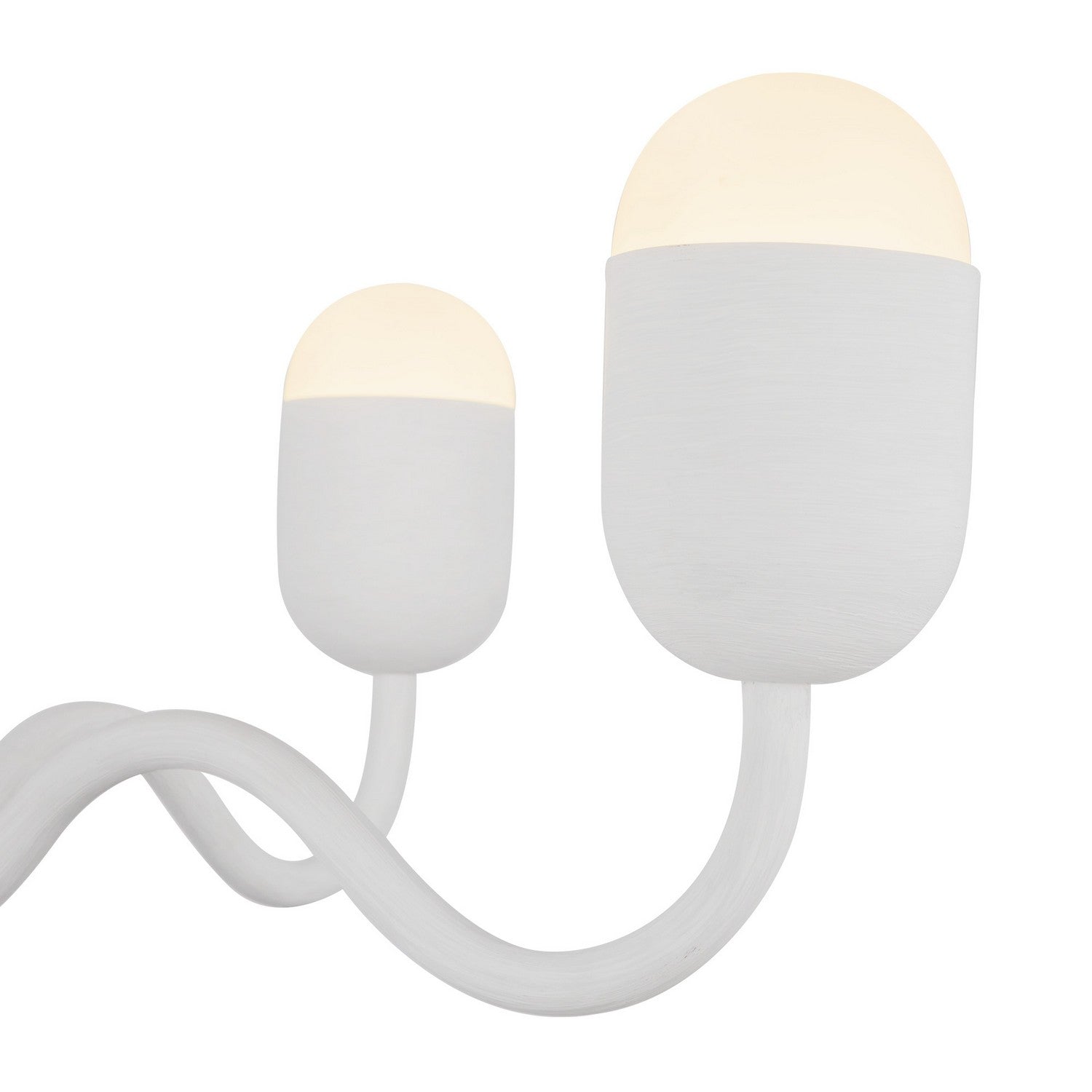 Alora - CH558427AWOP - Four Light Chandelier - Effie - Antique White/Opal Glass