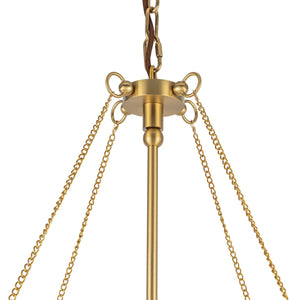Alora - CH661433BG - Four Light Chandelier - Crosby - Brushed Gold