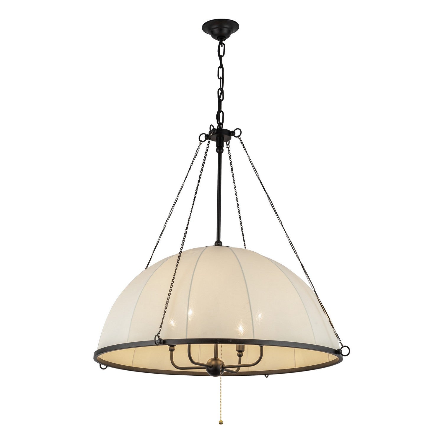 Alora - CH661433MB - Four Light Chandelier - Crosby - Matte Black