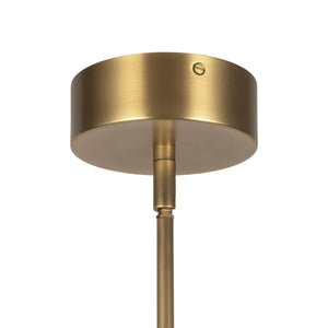 Alora - MP316403VBMS-UNV - LED Pendant - Astrid - Metal Shade/Vintage Brass