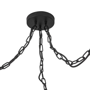Alora - MP579712MBGR - Three Light Pendant - Cherise - Matte Black/Glossy Ribbed Opal Glass