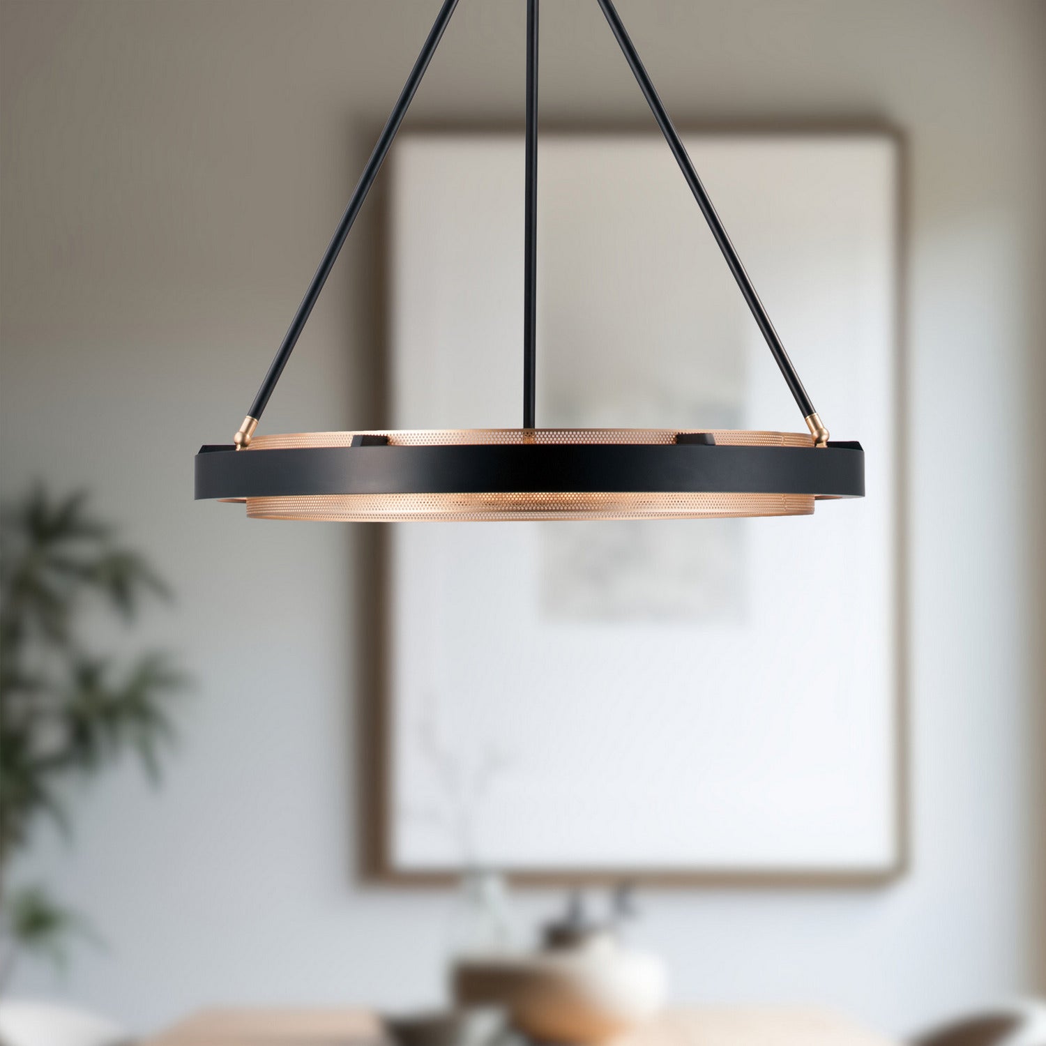 Alora - PD302724CBGS-UNV-010 - LED Pendant - Duo - Classic Black/Gold Shimmer