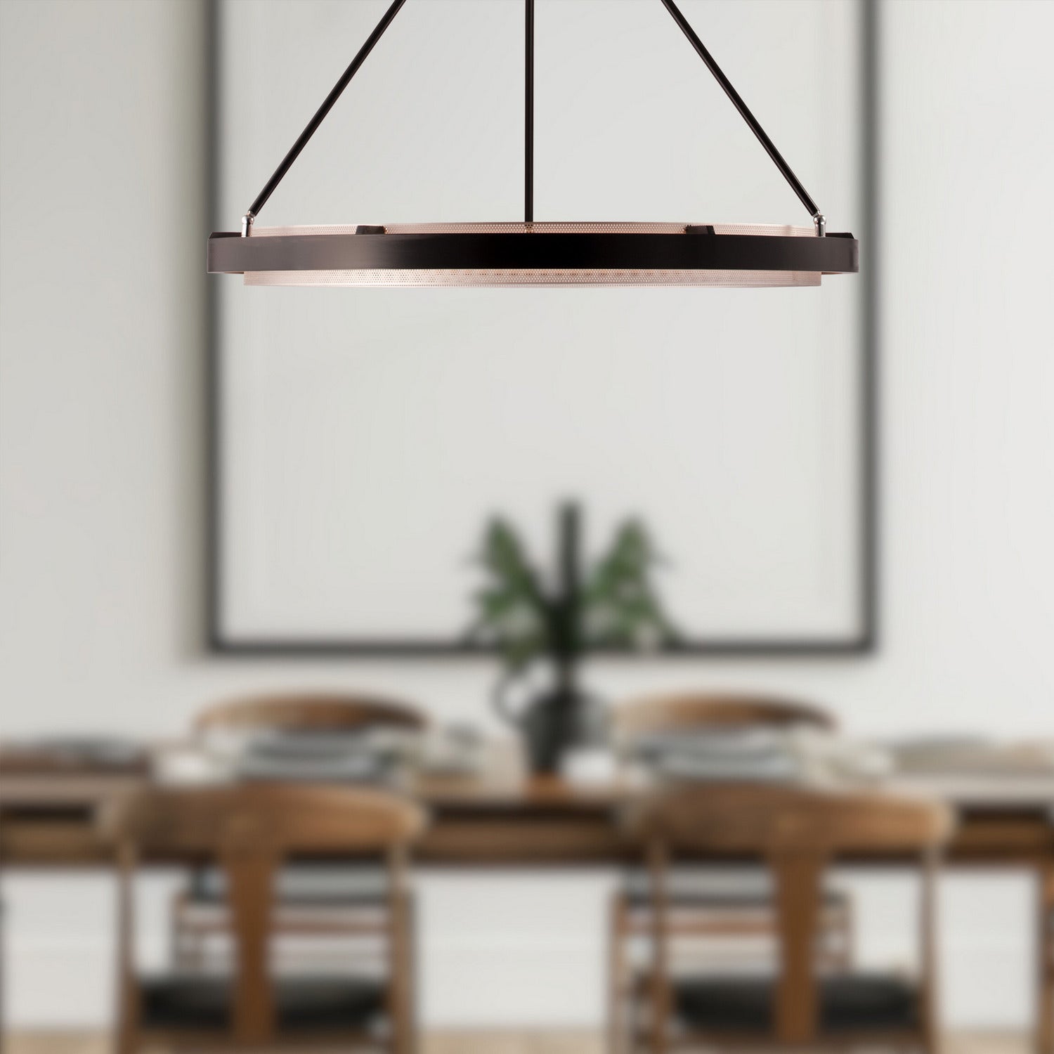 Alora - PD302732CBGS-UNV-010 - LED Pendant - Duo - Classic Black/Gold Shimmer