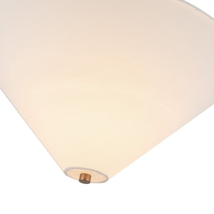 Alora - PD497016BGWL - One Light Pendant - Bridgette - Brushed Gold/White Linen