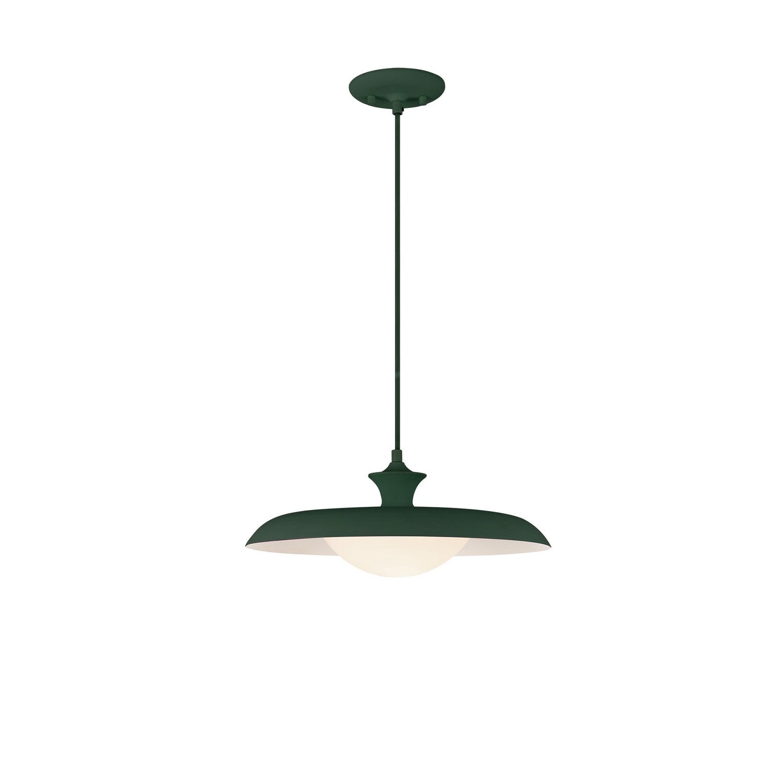 Alora - PD557015PGN - One Light Pendant - Minori - Pine Green