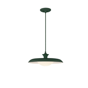 Alora - PD557015PGN - One Light Pendant - Minori - Pine Green