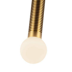 Alora - PD612109BGOP-UNV - LED Pendant - Arden - Brushed Gold/Opal Glass