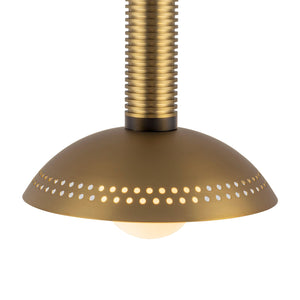 Alora - PD616109BGOP-UNV - LED Pendant - Arden - Brushed Gold/Opal Glass