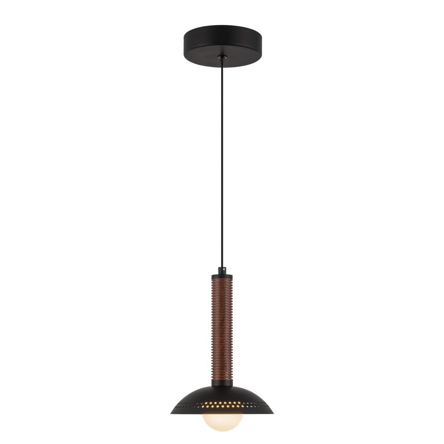 Alora - PD616109MBOP-UNV - LED Pendant - Arden - Matte Black/Opal Glass