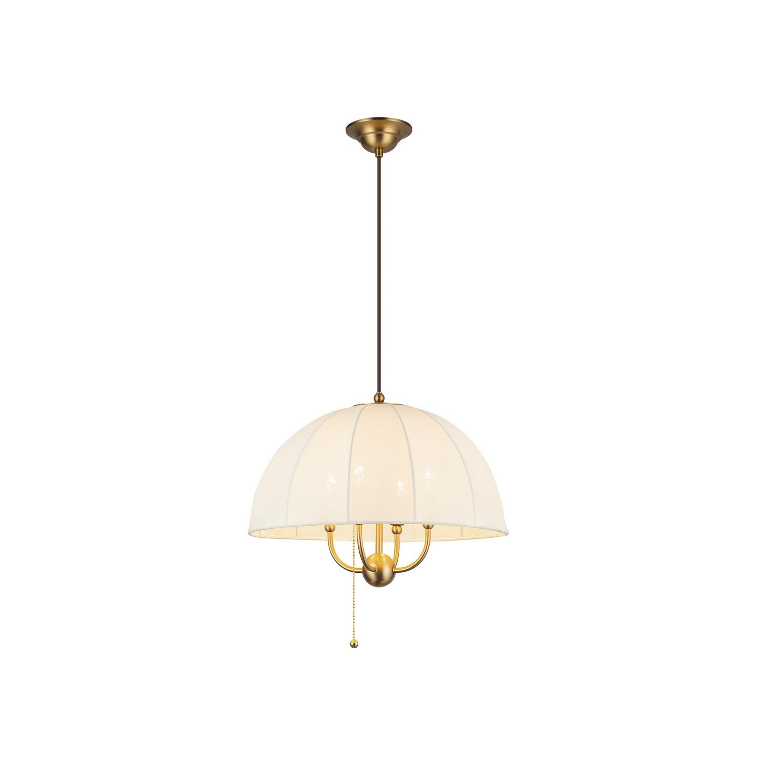Alora - PD661418BG - Four Light Pendant - Crosby - Brushed Gold