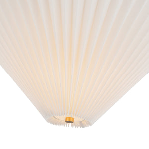 Alora - SF497016BGFW - One Light Semi-Flush Mount - Bridgette - Brushed Gold/Folded White
