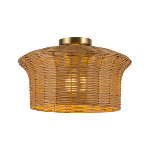 Alora - SF641016BG - One Light Semi-Flush Mount - Kai - Brushed Gold