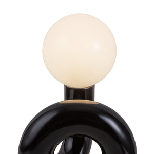 Alora - TL420107GBK - One Light Table Lamp - Sadie - Gloss Black