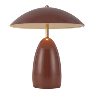Alora - TL437012BGD - LED Table Lamp - Poppy - Burgundy