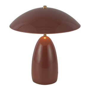 Alora - TL437012BGD - LED Table Lamp - Poppy - Burgundy