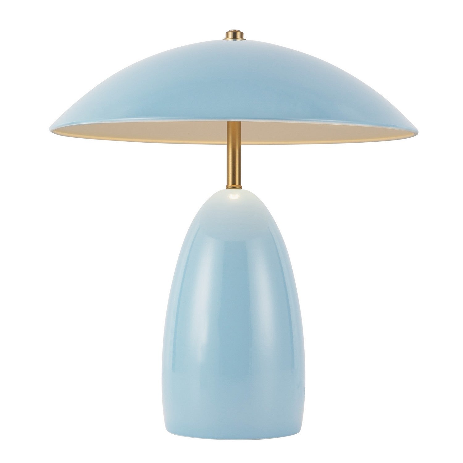 Alora - TL437012CER - LED Table Lamp - Poppy - Cerulean
