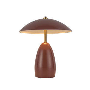Alora - TL437409BGD - LED Table Lamp - Poppy - Burgundy