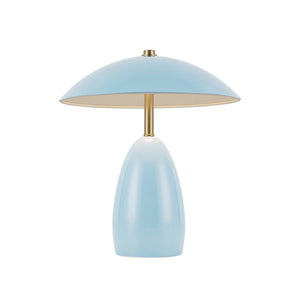 Alora - TL437409CER - LED Table Lamp - Poppy - Cerulean