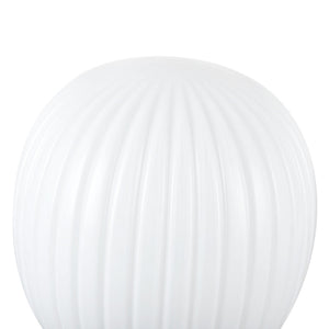 Alora - TL579107BGGR - One Light Table Lamp - Cherise - Brushed Gold/Glossy Ribbed Opal Glass
