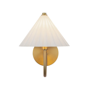 Alora - WV451808AGOP - One Light Vanity - Serena - Aged Gold/Opal Glass