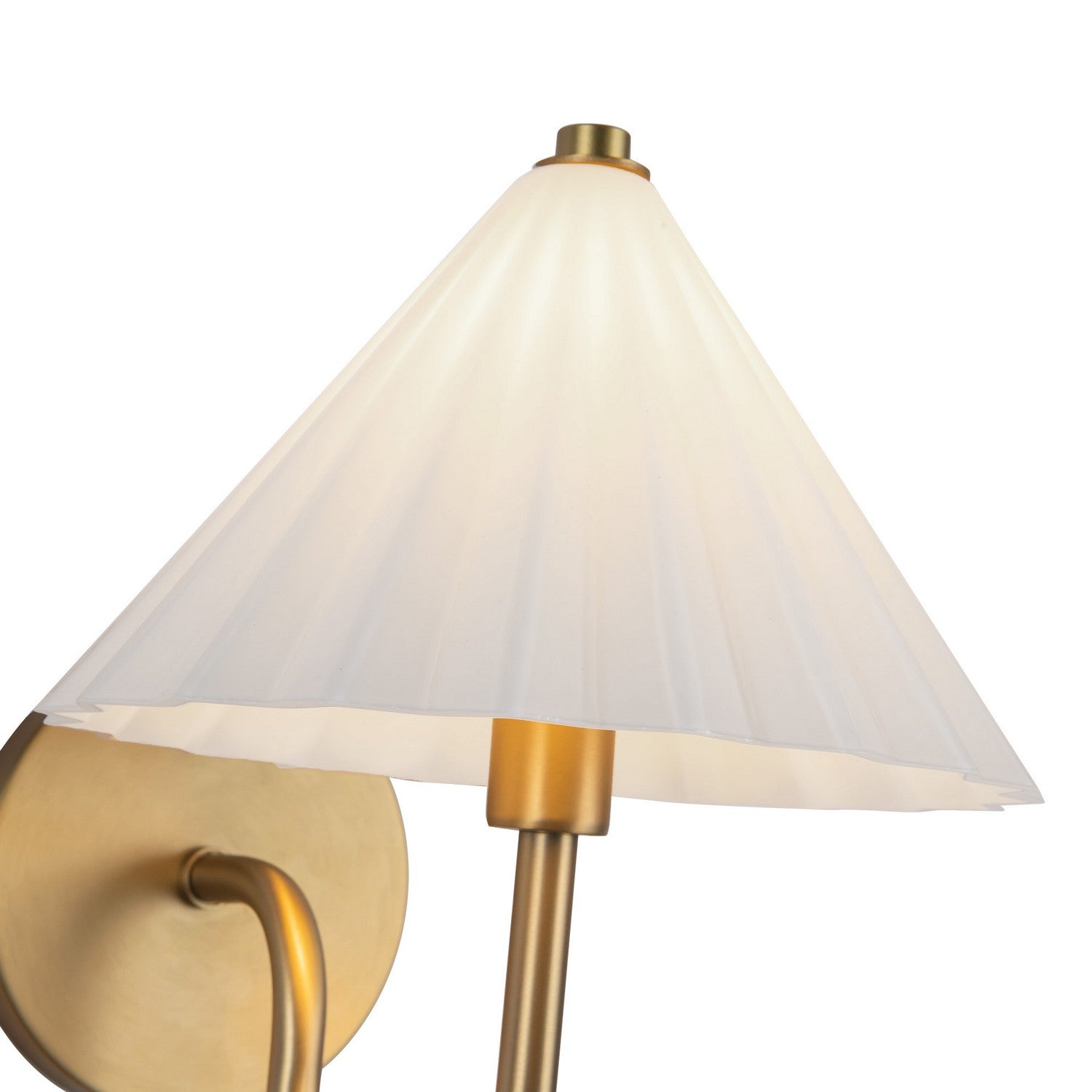 Alora - WV451808AGOP - One Light Vanity - Serena - Aged Gold/Opal Glass