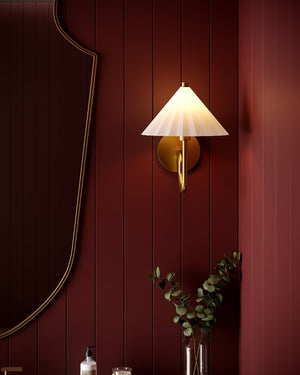 Alora - WV451808AGOP - One Light Vanity - Serena - Aged Gold/Opal Glass