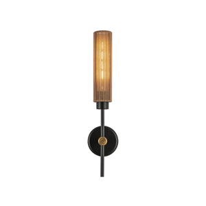 Alora - WV491120MBTJ - One Light Vanity - Colby - Matte Black/Tan Jute