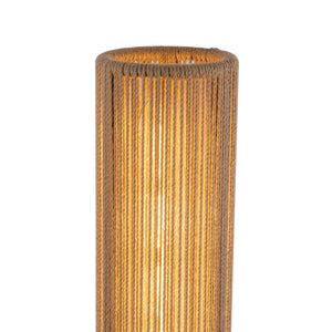 Alora - WV491120MBTJ - One Light Vanity - Colby - Matte Black/Tan Jute