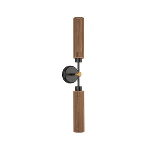 Alora - WV491223MBTJ - Two Light Vanity - Colby - Matte Black/Tan Jute
