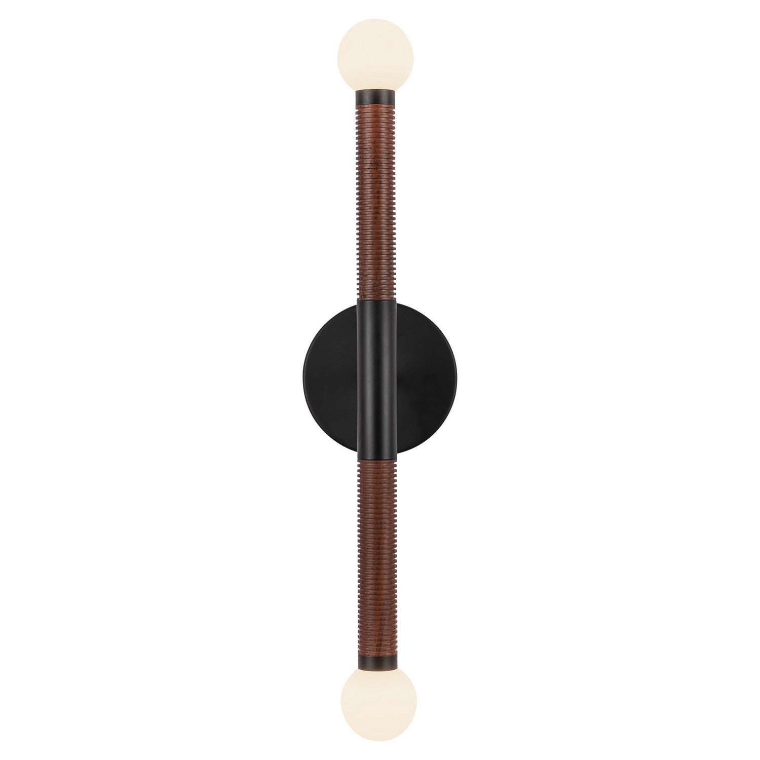 Alora - WV612223MBOP-UNV - LED Wall/Vanity - Arden - Matte Black/Opal Glass