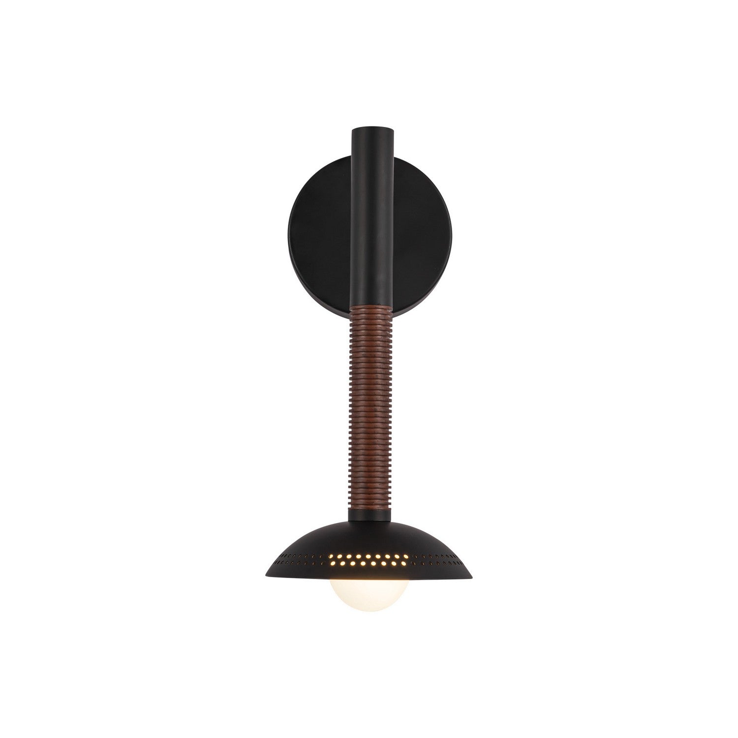 Alora - WV616114MBOP-UNV - LED Wall/Vanity - Arden - Matte Black/Opal Glass