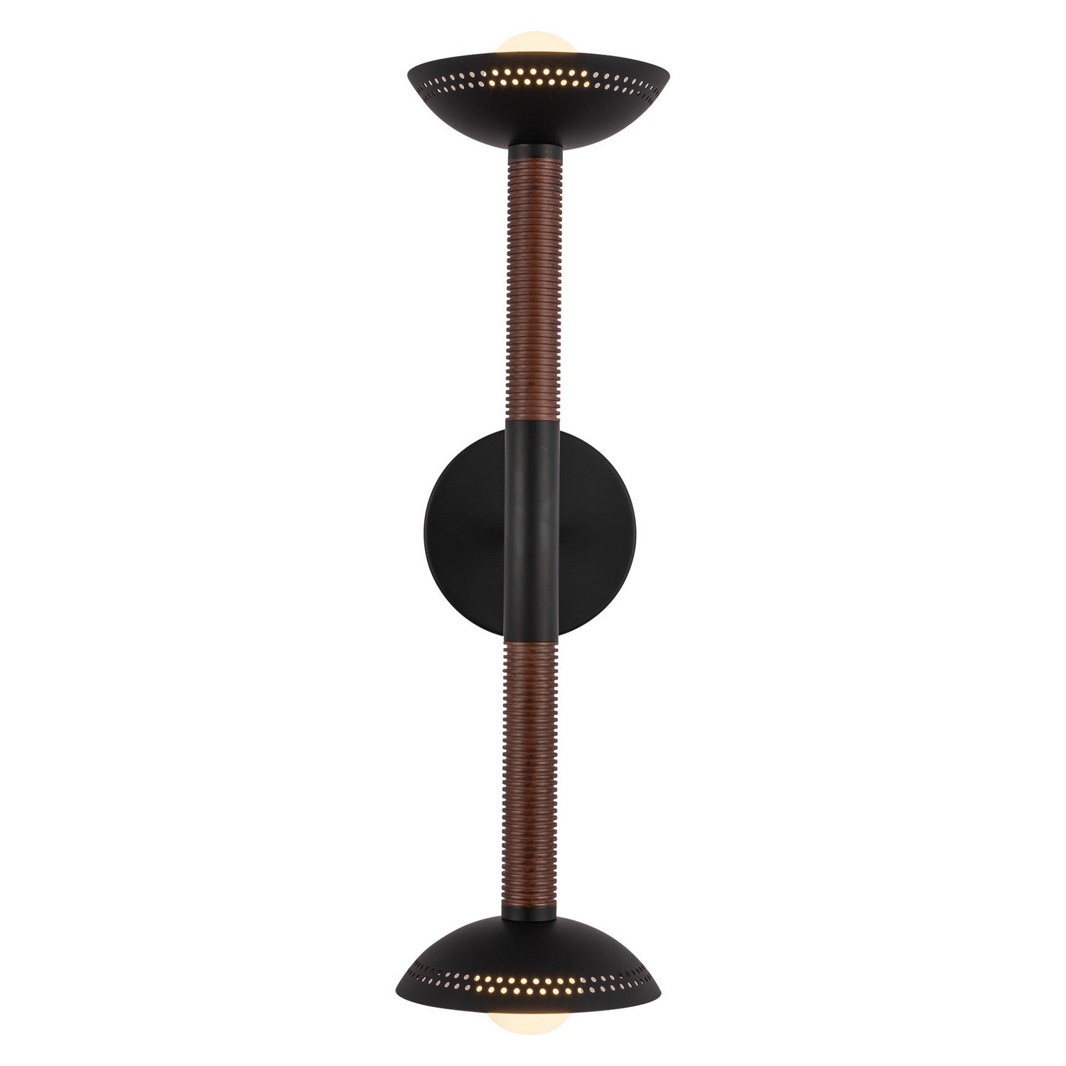 Alora - WV616223MBOP-UNV - LED Wall/Vanity - Arden - Matte Black/Opal Glass