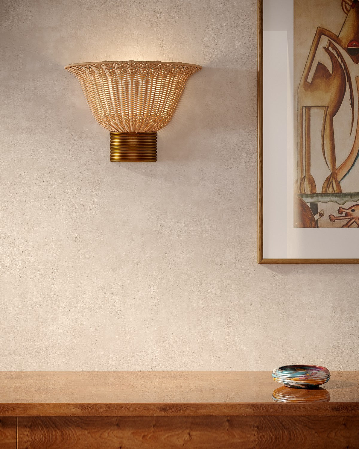 Alora - WV667014BG - One Light Vanity - Rancho - Brushed Gold