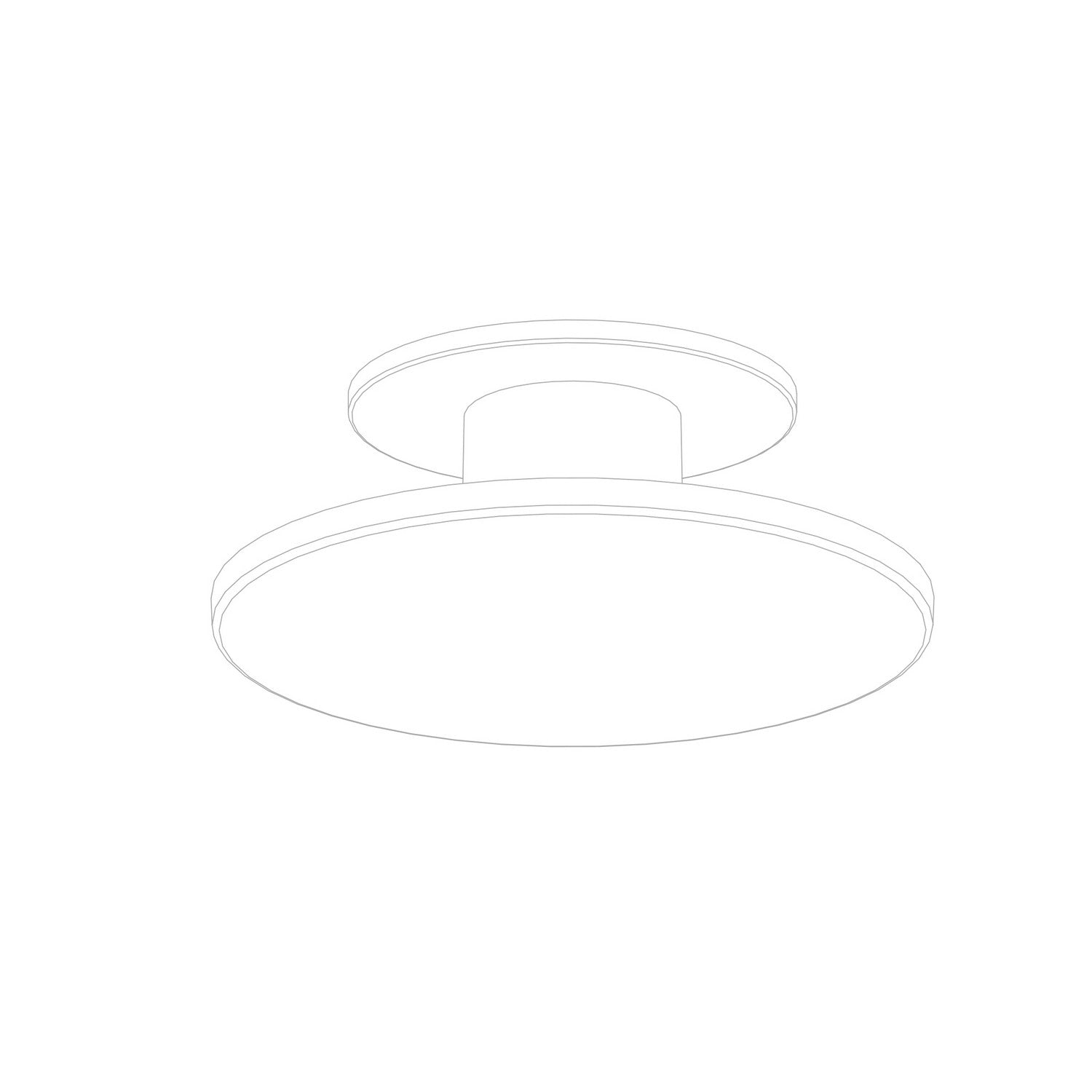 W.A.C. Lighting - FM-250708-CS-BK - LED Flush Mount - Twist-N-Lite - Black