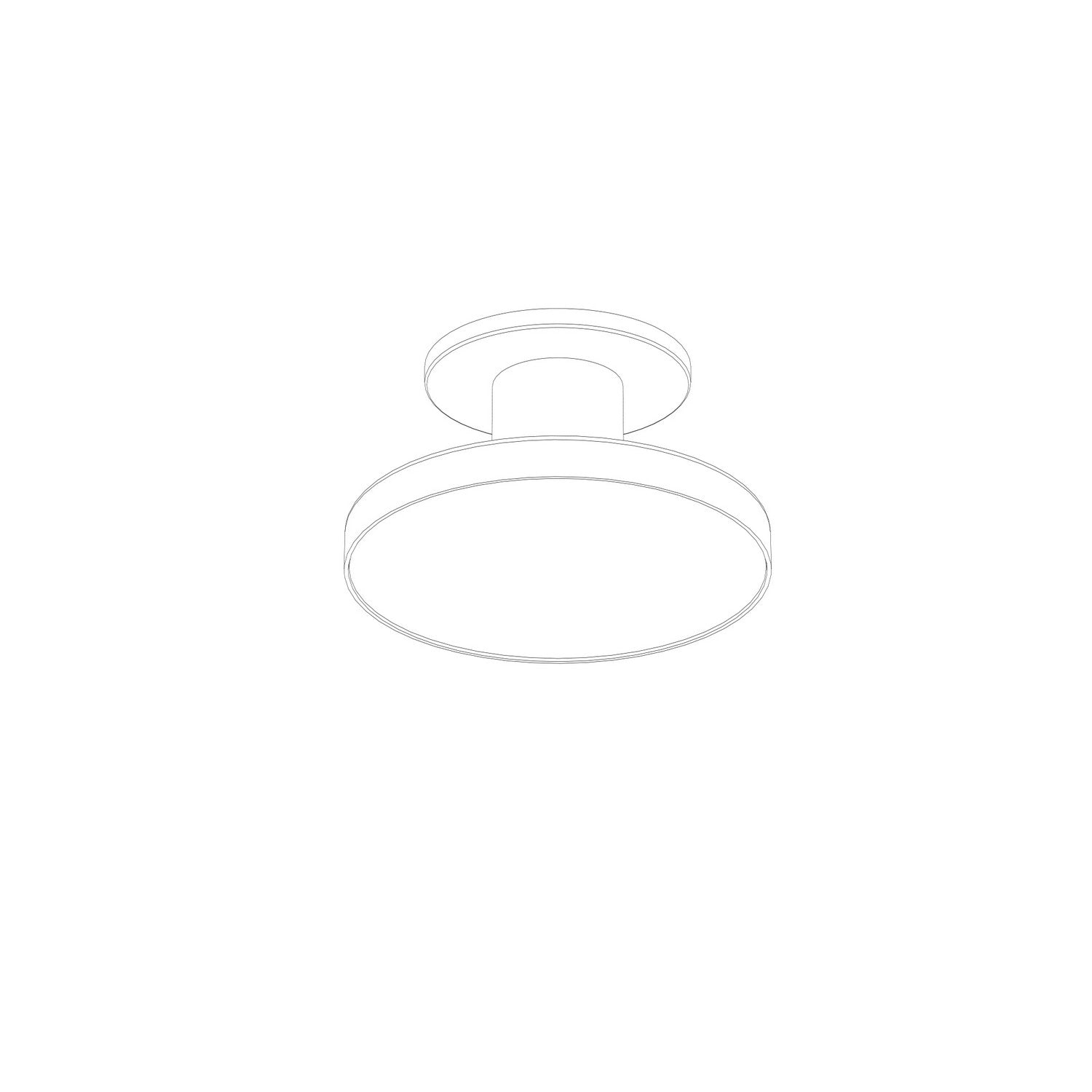 W.A.C. Lighting - FM-250808-CS-BK - LED Flush Mount - Twist-N-Lite - Black