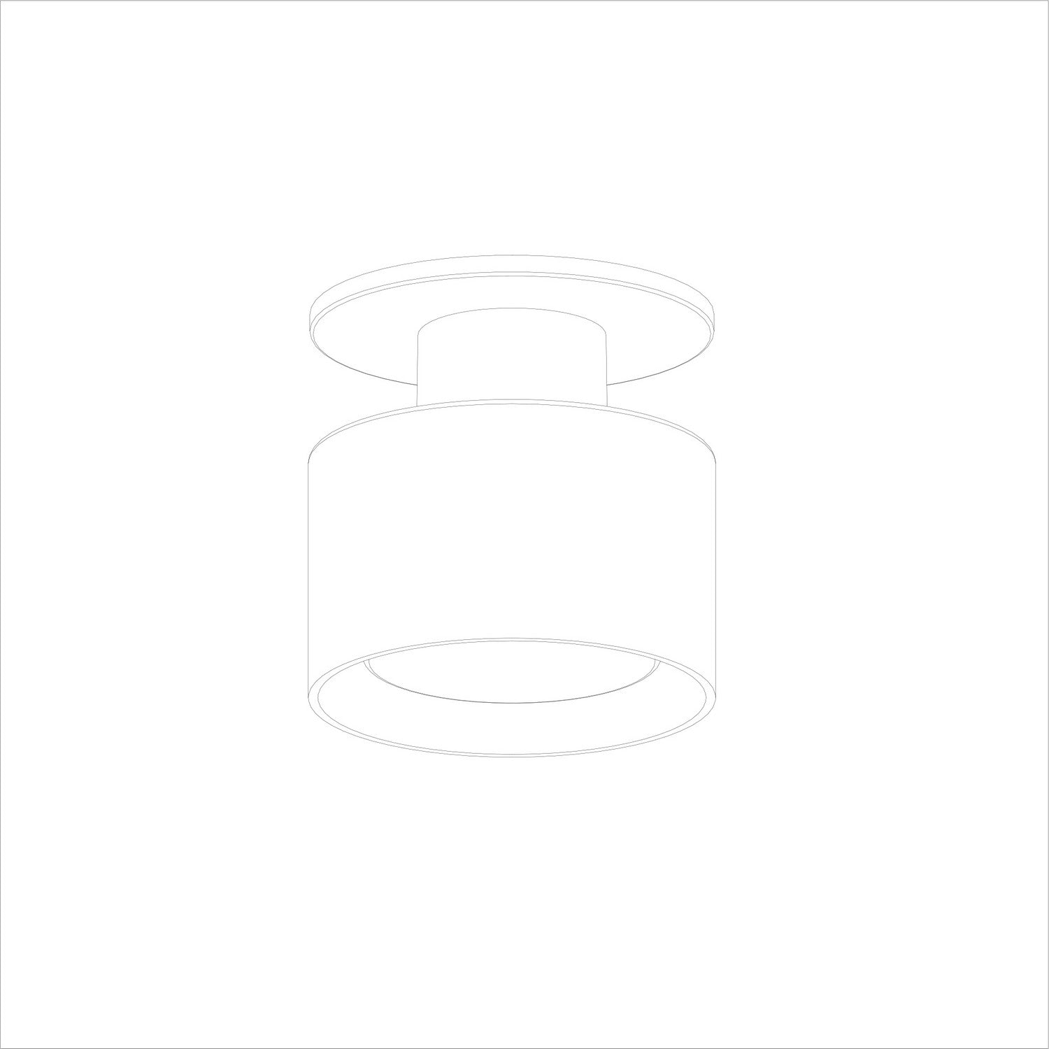 W.A.C. Lighting - FM-250905-CS-BK - LED Flush Mount - Twist-N-Lite - Black