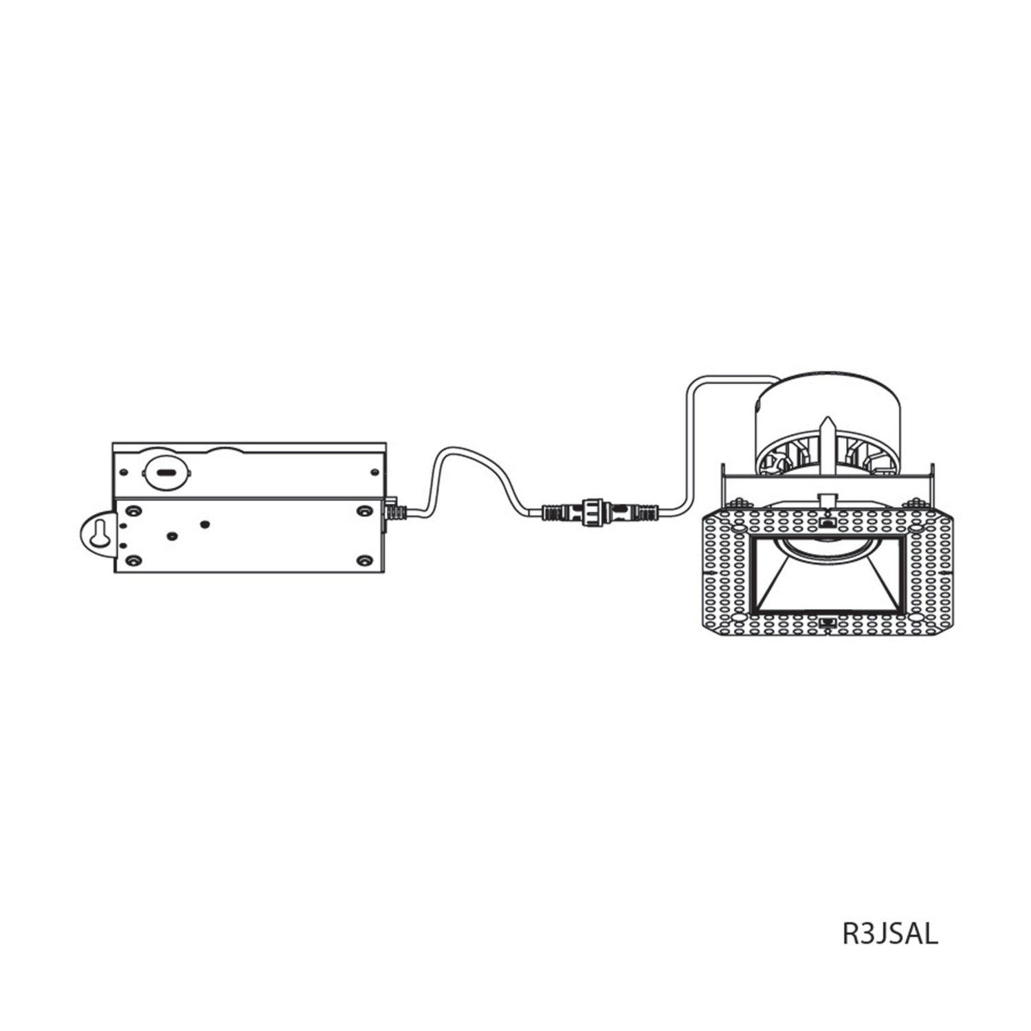 W.A.C. Lighting - R3JRAL-WCS-WT - LED Trim - Kenric - White