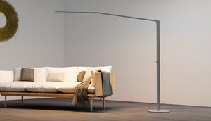 Koncept - ZBF6000-SW-SIL - LED Floor Lamp - Z-Bar Gen 4 - Silver