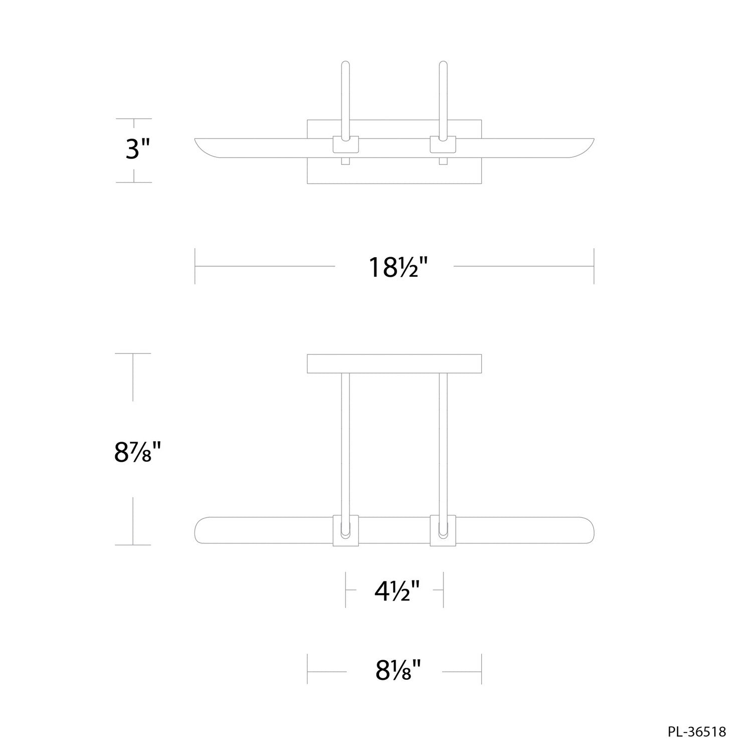 Modern Forms - PL-36518-27-AB - LED Picture Light - Ansel - Aged Brass