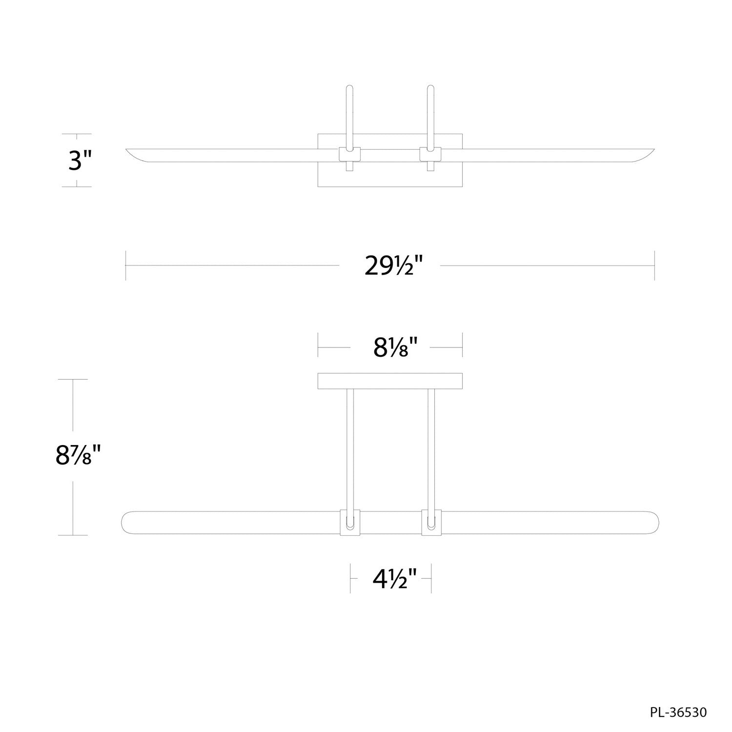 Modern Forms - PL-36530-40-AB - LED Picture Light - Ansel - Aged Brass