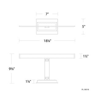 Modern Forms - PL-38518-27-AB - LED Picture Light - Diver - Aged Brass