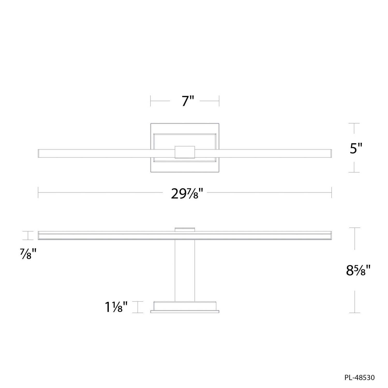 Modern Forms - PL-48530-27-AB - LED Picture Light - Inlet - Aged Brass