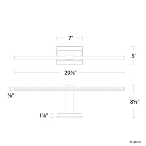 Modern Forms - PL-48530-40-AB - LED Picture Light - Inlet - Aged Brass
