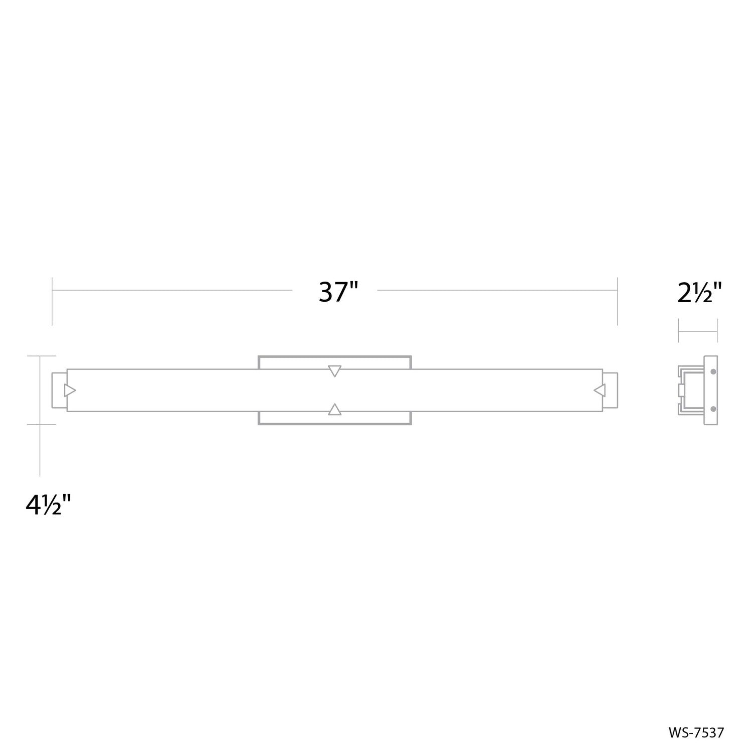 Modern Forms - WS-7537-40-AB - LED Bath Vanity - Carlisle - Aged Brass