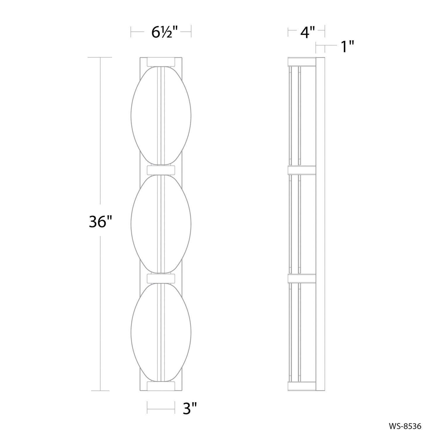 Modern Forms - WS-8536-35-AB - LED Bath Vanity - Deco - Aged Brass