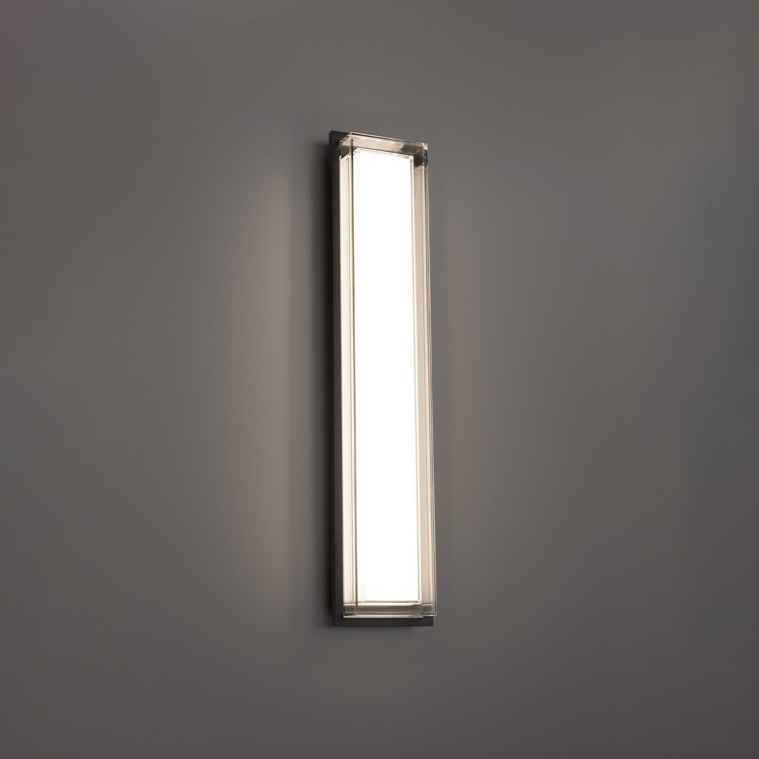 Modern Forms - WS-W16526-27-BK - LED Outdoor Wall Sconce - Ice Bar - Black