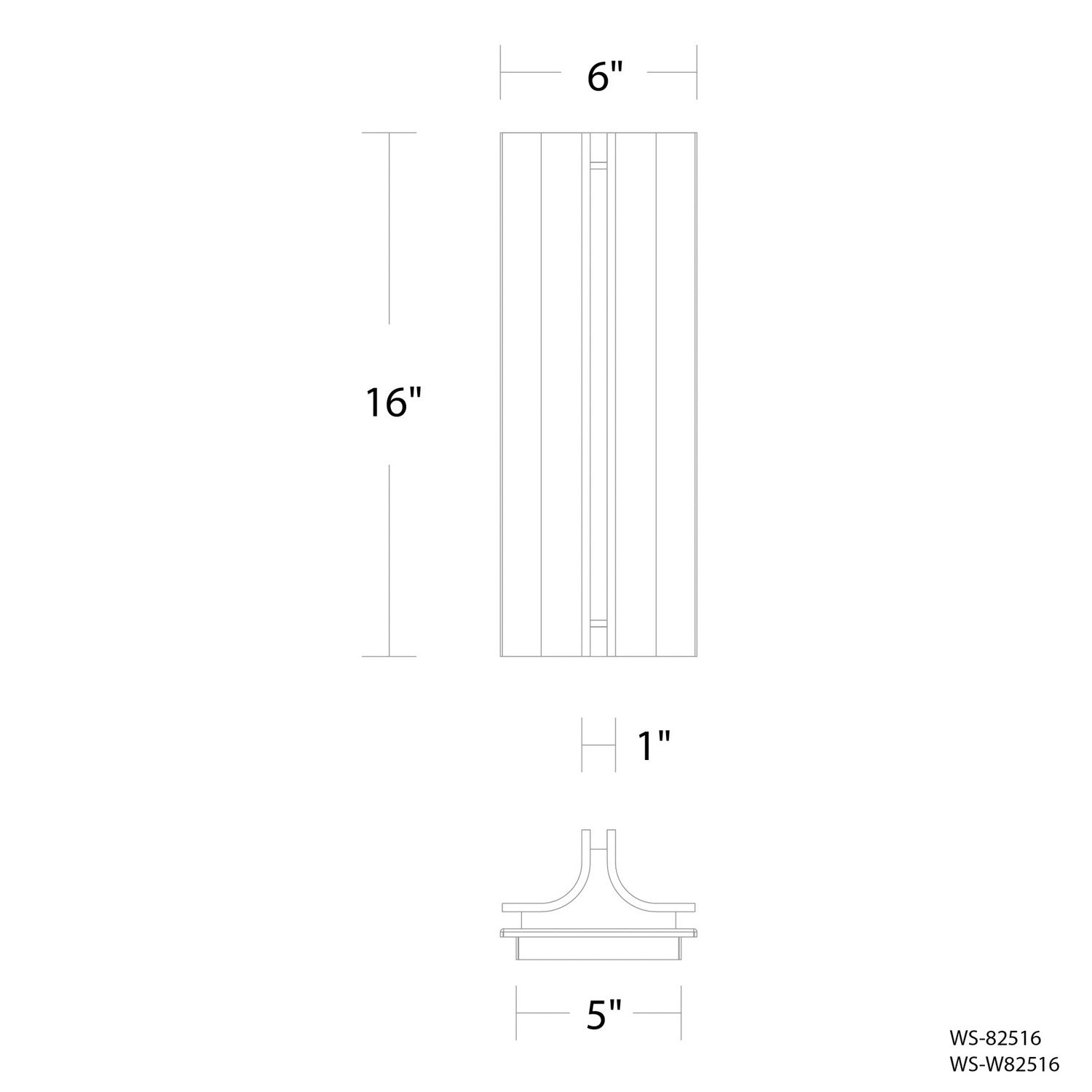 Modern Forms - WS-W82516-27-BK - LED Outdoor Wall Sconce - Strait - Black