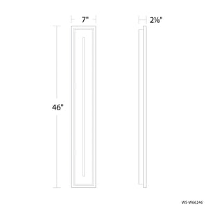 Modern Forms - WS-W66246-30-BK - LED Outdoor Wall Sconce - Midnight - Black